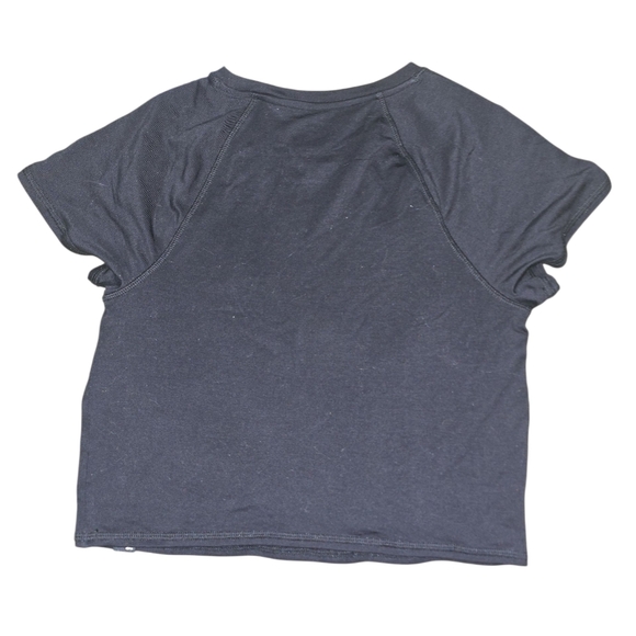 Womens JoyLab Black Cropped Short Sleeve Tee, Medium, NWT!!! - Picture 2 of 3